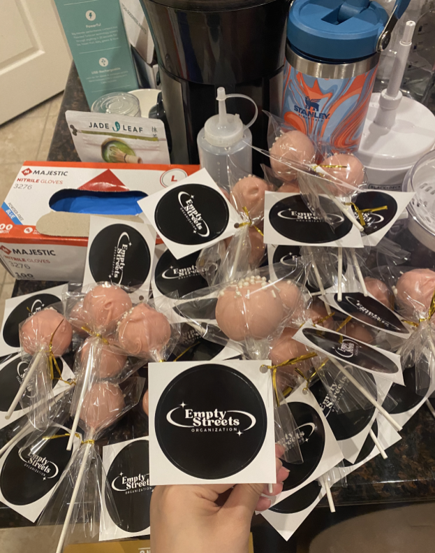 cake pops in a pile